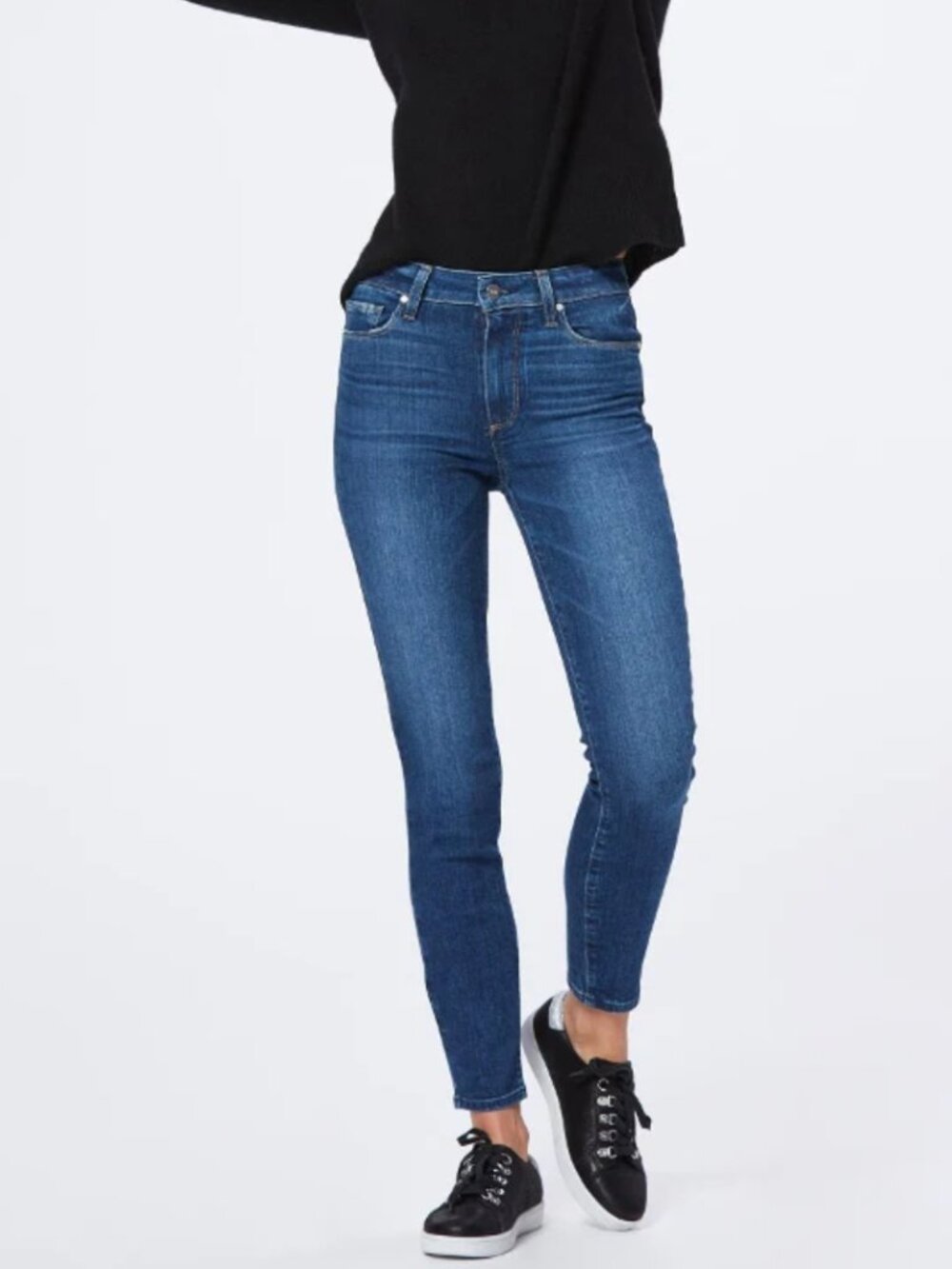 PAIGE Hoxton Ankle Skinny Jeans – SoCal Wash – Size 28 – Like New